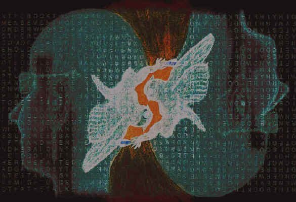 Mirrored Picture Bible Code. See Bible Code website for many other  examples that utilize bible numbers such as  490, 1150, 1260, 1290, 1335 letters/days.